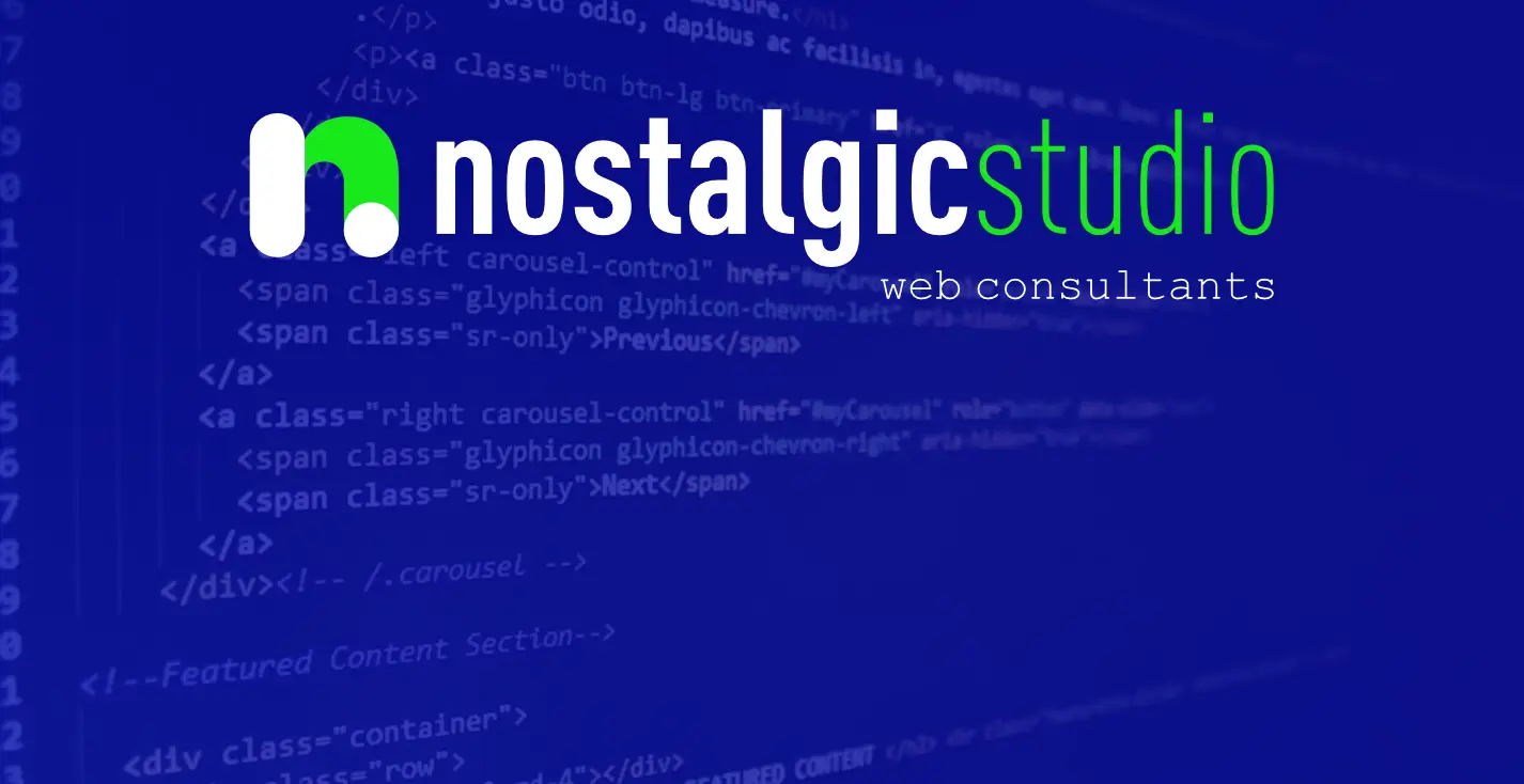 Nostalgic Studio - Next.js website project by Mpho Moipolai